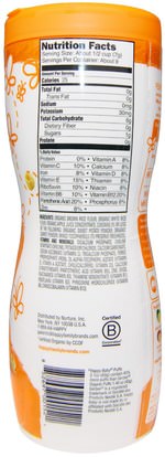 صحة الطفل، تغذية الطفل، وجبات خفيفة الطفل والأصبع الأطعمة Nurture Inc. (Happy Baby), Organics, Superfood Puffs, Sweet Potato & Carrot, 2.1 oz (60 g)