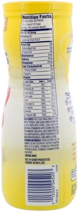 صحة الطفل، تغذية الطفل، الخريجين، نفث Gerber, Puffs Cereal Snack, Strawberry Apple, 1.48 oz (42 g)