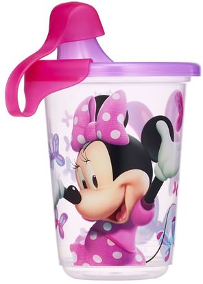 صحة الطفل، تغذية الطفل، سيبي الكؤوس The First Years, Disney Minnie Mouse, Sippy Cups, 9+ Months, 3 Pack - 10 oz (296 ml)