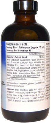 صحة الأطفال، سعال انفلونزا البرد، الصحة Planetary Herbals, Old Indian Syrup for Kids, Wild Cherry Flavor, 8 fl oz (236.56 ml)