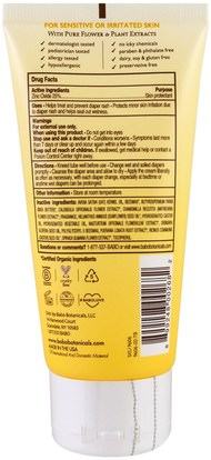 صحة الطفل، حفاضات، كريمات حفاضات Babo Botanicals, Soothing Diaper Cream, Comforting Oatmilk & Calendula, 3.0 oz (85 g)