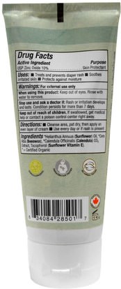 صحة الطفل، حفاضات، كريمات حفاضات Badger Company, Diaper Cream, Calendula with Beeswax & Sunflower, 2.9 fl oz (87 ml)