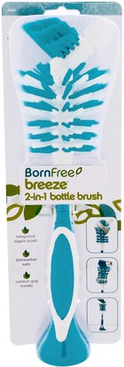 صحة الأطفال، التغذية والتنظيف Born Free, Breeze 2-In-1 Bottle Brush, 1 Bottle Brush