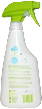 وصحة الأطفال، وتنظيف الأطفال والرضع، والمنظفات المنزلية BabyGanics, Toy & Highchair Cleaner, Fragrance Free, 17 fl oz (502 ml)