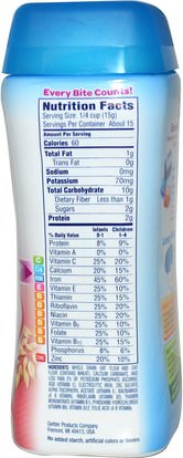 صحة الأطفال، أغذية الأطفال، تغذية الطفل، حبوب الأطفال Gerber, Oatmeal Cereal, Single Grain, 8 oz (227 g)