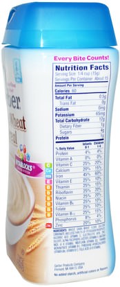 صحة الأطفال، أغذية الأطفال، تغذية الطفل، حبوب الأطفال Gerber, Whole Wheat Cereal, 8 oz (227 g)