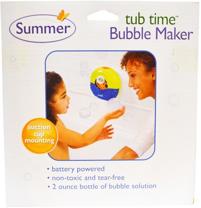 أطفال صحة، أطفال اللعب، حمام اللعب Summer Infant, Tub Time, Bubble Maker