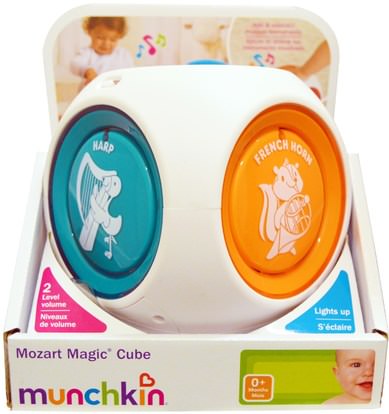 أطفال صحة، أطفال لعب Munchkin, Mozart Magic Cube, 0+ Months, 1 Cube Toy