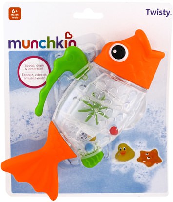 أطفال صحة، أطفال لعب Munchkin, Twisty Fish, 6+ Months, 1 Piece