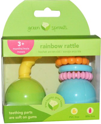 الأطفال الصحة، لعب الأطفال، التسنين اللعب iPlay Inc., Rainbow Rattle, 1 Rattle
