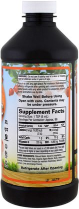 صحة الأطفال، مكملات الأطفال Dynamic Health Laboratories, Liquid Vitamin C for Kids, Natural Citrus, 16 fl oz (473 ml)