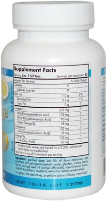 صحة الأطفال، مكملات الأطفال Nordic Naturals, Complete Omega Junior, Lemon, 500 mg, 90 Chewable Soft Gels