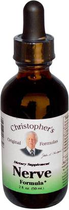 Christophers Original Formulas, Nerve Formula, 2 fl oz (59 ml) ,الصحة