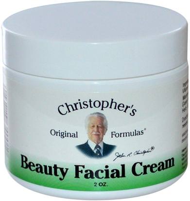 Christophers Original Formulas, Beauty Facial Cream, 2 oz ,الجمال، العناية بالوجه، الكريمات المستحضرات، الأمصال، الصحة، الجلد، الكريمات اليوم