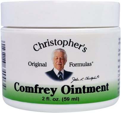 Christophers Original Formulas, Comfrey Ointment, 2 fl oz (59 ml) ,الأعشاب، السنفيتون
