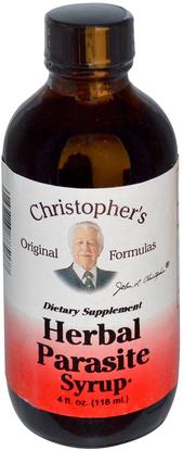 Christophers Original Formulas, Herbal Parasite Syrup, 4 fl oz (118 ml) ,الصحة، الطفيلي