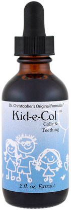 Christophers Original Formulas, Kid-e-Col Extract, Colic & Teething, 2 fl oz ,الصحة، المغص المغزل المياه