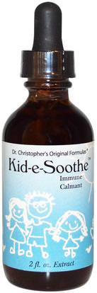 Christophers Original Formulas, Kid-e-Soothe, 2 fl oz ,والصحة، والانفلونزا الباردة والفيروسية، ونظام المناعة، وصحة الأطفال، والعلاجات العشبية للأطفال