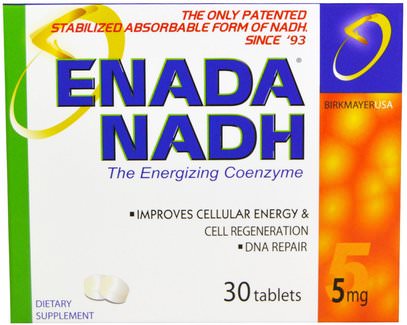 Co - E1, Enada NADH, 5 mg, 30 Tablets ,كو - e1