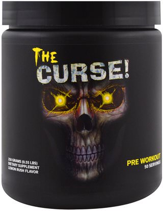 Cobra Labs, The Curse, Pre Workout, Lemon Rush, 0.55 lbs (250 g) ,والصحة، والطاقة، والرياضة