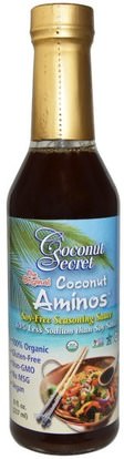 Coconut Secret, The Original Coconut Aminos, Soy-Free Seasoning Sauce, 8 fl oz (237 ml) ,الغذاء والصلصات والمخللات