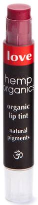 Colorganics Inc., Hemp Organics, Organic Lip Tint, Love.09 oz (2.5 g) ,حمام، جمال، العناية الشفاه، لون الشفاه، ملمع الشفاه
