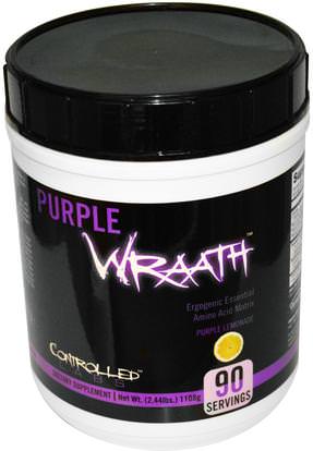 Controlled Labs, Purple Wraath, Purple Lemonade, 2.44 lbs (1108 g) ,والرياضة، تجريب، المكملات الابتنائية
