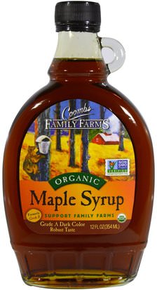 Coombs Family Farms, Organic Maple Syrup, 12 fl oz (354 ml) ,الطعام، المحليات، شراب القيقب