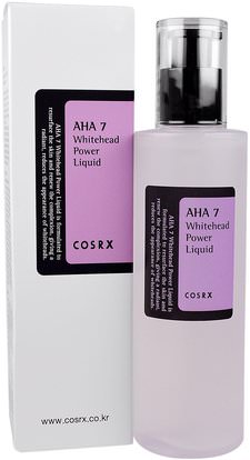 Cosrx, AHA 7 Whitehead Power Liquid, 100 ml ,حمام، الجمال، العناية بالوجه، الكريمات المستحضرات، الأمصال