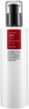 Cosrx, Natural BHA Skin Returning A-Sol, 100 ml ,حمام، الجمال، الصحة، حب الشباب
