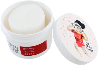 Cosrx, One Step Pimple Clear Pad, 70 Pads, (135 ml) ,حمام، الجمال، حب الشباب المنتجات الموضعية