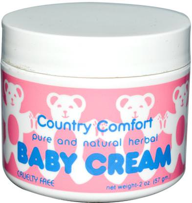 Country Comfort, Baby Cream, 2 oz (57 g) ,الصحة، الحمل، حفاضات، كريمات حفاضات