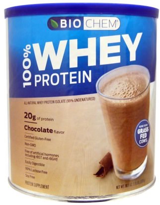 Country Life, BioChem, 100% Whey Protein, Chocolate Flavor, 30.9 oz (878 g) ,المكملات الغذائية، بروتين مصل اللبن، بيوشيم