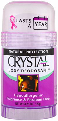 Crystal Body Deodorant, Deodorant Stick, 4.25 oz (120 g) ,حمام، الجمال، مزيل العرق الحجارة