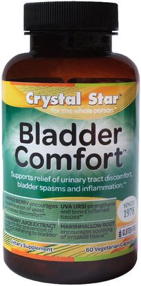 Crystal Star, Bladder Comfort, 60 Veggie Caps ,الصحة، المثانة