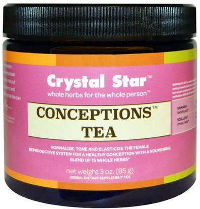 Crystal Star, Conceptions Tea, 3 oz (85 g) ,الطعام، شاي العشبية، نساء