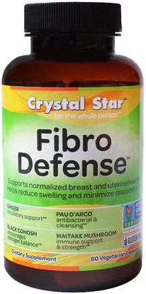 Crystal Star, Fibro Defense, 60 Veggie Caps ,الصحة، المرأة