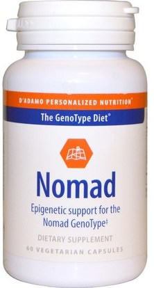 Dadamo, Nomad, Epigenetic Support for the Nomad GenoType, 60 Veggie Caps ,الرياضة، الكرياتين