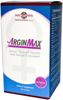 Daily Wellness Company, ArginMax for Women, 180 Capsules ,الصحة، المرأة