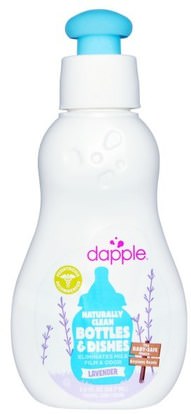 Dapple, Travel Dish Liquid, Lavender, 3 fl oz (88.7 ml) ,وصحة الأطفال، وتنظيف الأطفال والرضع، والأطعمة للأطفال