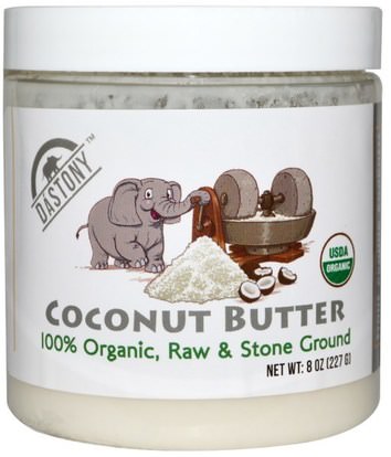 Dastony, Coconut Butter, 100% Organic, 8 oz (227 g) ,الطعام، الجوز، الزبدة