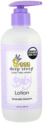 Deep Steep, Baby Lotion, Lavender Blossom, 10 fl oz (296 ml) ,حمام، الجمال، غسول الجسم، إمرأة، لوسيون