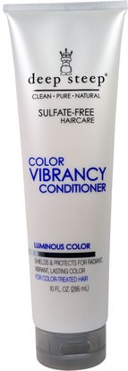 Deep Steep, Color Vibrancy Conditioner, Luminous Color, 10 fl oz (295 ml) ,حمام، الجمال، الشعر، فروة الرأس، الشامبو، مكيف، مكيفات