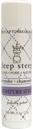 Deep Steep, Moisture Stick, Lavender-Chamomile.5 oz (15 g) ,الصحة، الجلد، غسول الجسم