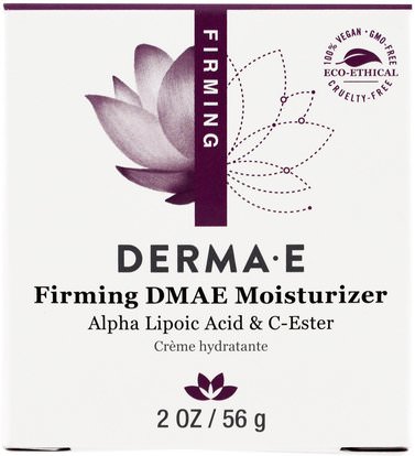 Derma E, Firming DMAE Moisturizer, with Alpha Lipoic and C-Ester, 2 oz (56 g) ,الصحة، نساء، ألفا، ليبويك، حامض، الكريمات، دماي