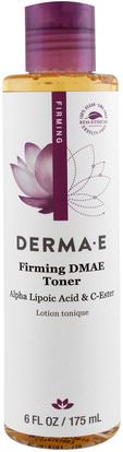 Derma E, Firming DMAE Toner, 6 fl oz (175 ml) ,المكملات الغذائية، دماي، أحبار الوجه