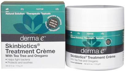 Derma E, Skinbiotics Treatment Cream, 4 oz (113 g) ,الجمال، العناية بالوجه، الكريمات المستحضرات، الأمصال، الجلد