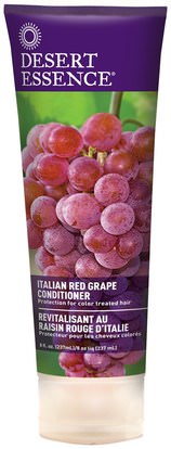 Desert Essence, Conditioner, Italian Red Grape, 8 fl oz (237 ml) ,حمام، الجمال، مكيفات، الشعر، فروة الرأس، الشامبو، مكيف