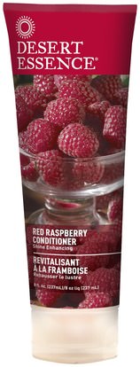 Desert Essence, Conditioner, Red Raspberry, 8 fl oz (237 ml) ,حمام، الجمال، مكيفات، الشعر، فروة الرأس، الشامبو، مكيف