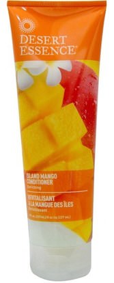 Desert Essence, Island Mango Conditioner, Enriching, 8 fl oz (237 ml) ,حمام، الجمال، مكيفات، الشعر، فروة الرأس، الشامبو، مكيف
